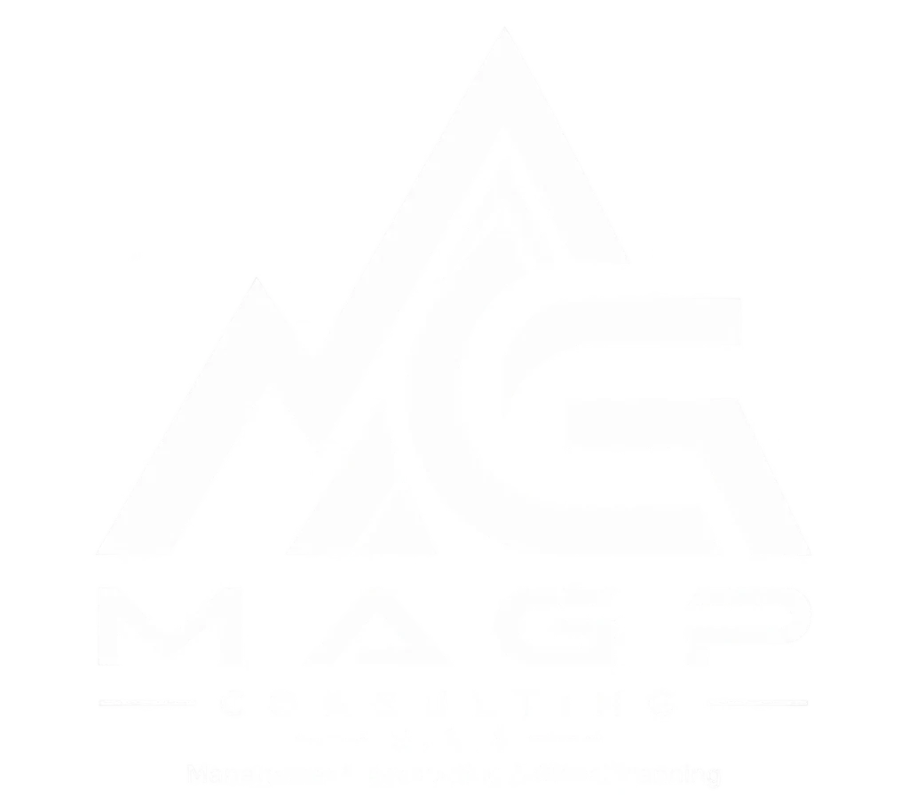 logo de magp consulting color blanco 